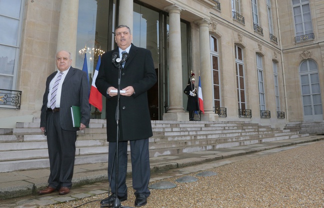 L'opposant syrien Riad Hijab à l'Elysée le 11 janvier 2016. L'opposant syrien Riad Hijab à l'Elysée le 11 janvier 2016.