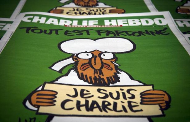 La Une de Charlie Hebdo le 14 janvier 2015 La Une de Charlie Hebdo le 14 janvier 2015