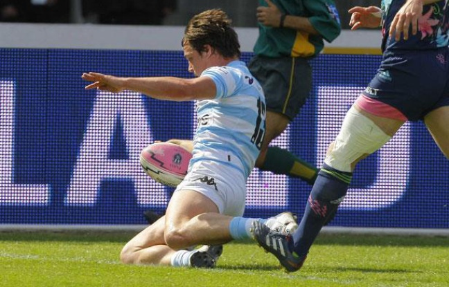 Henri Chavancy auteur d'un essai face au Stade Français, le 7 mai 2011 à Paris. Henri Chavancy auteur d'un essai face au Stade Français, le 7 mai 2011 à Paris.
