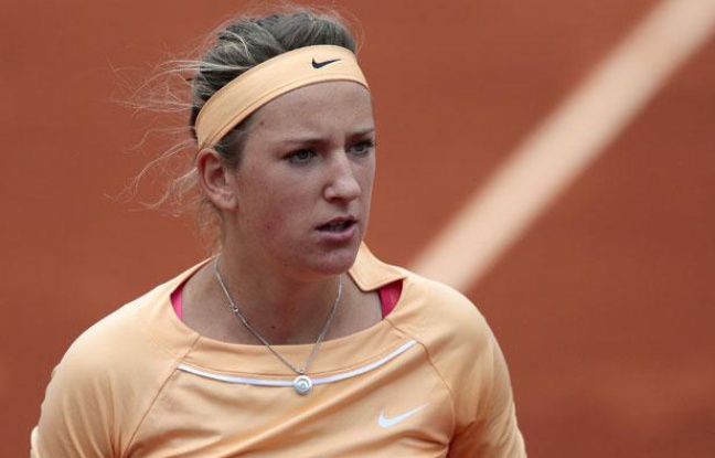 Victoria Azarenka, le 4 juin 2012, à Roland-Garros. Victoria Azarenka, le 4 juin 2012, à Roland-Garros.