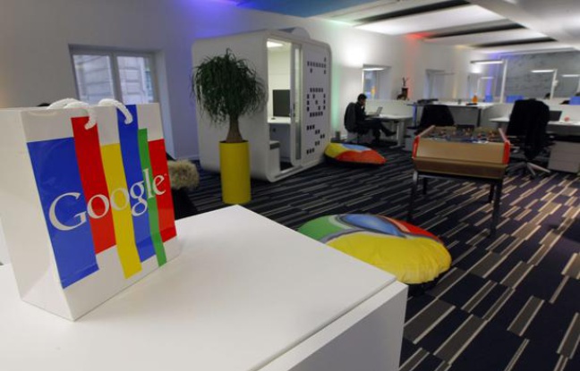 Dans les locaux de Google France à Paris, le 6 décembre 2011. Dans les locaux de Google France à Paris, le 6 décembre 2011.