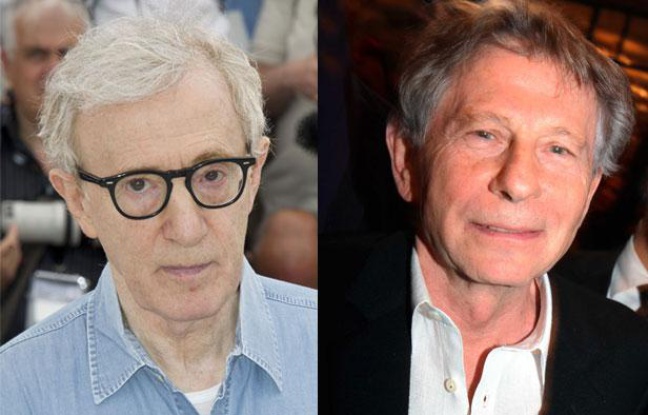 Woody Allen et Roman Polanski, montage photo. Woody Allen et Roman Polanski, montage photo.
