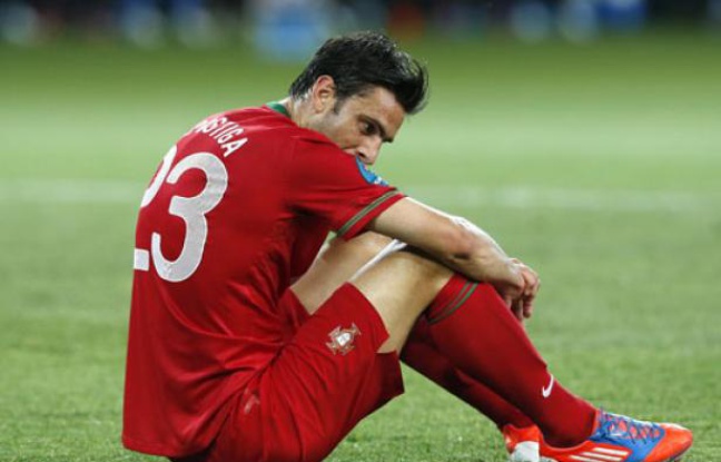L'attaquant portugais, Helder Postiga, le 17 juin 2012 à Kharkiv. L'attaquant portugais, Helder Postiga, le 17 juin 2012 à Kharkiv.