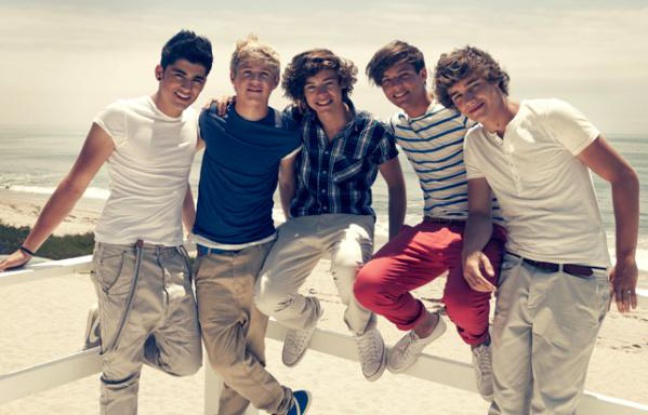 Les cinq membres du boy's band britannique One Direction. Les cinq membres du boy's band britannique One Direction.