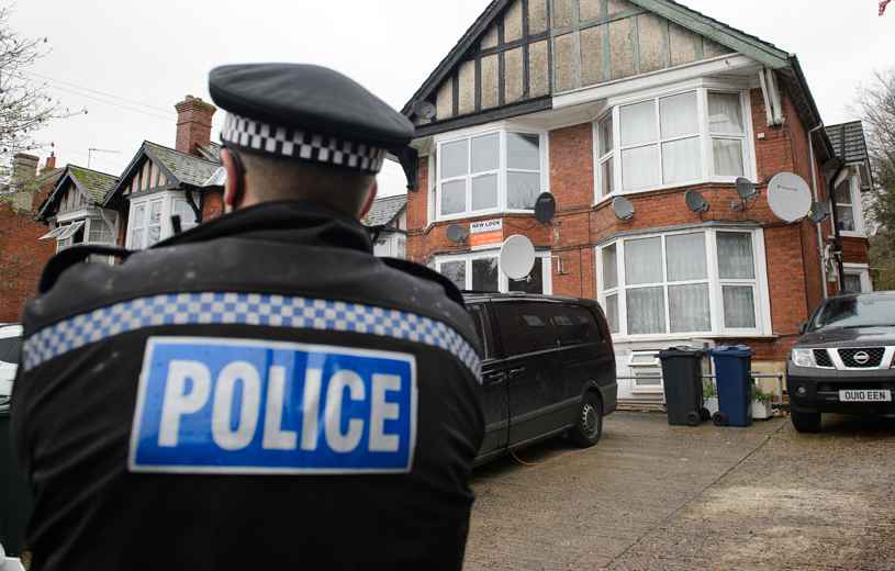 Un policier dans le nord de Londres le 8 novembre 2014