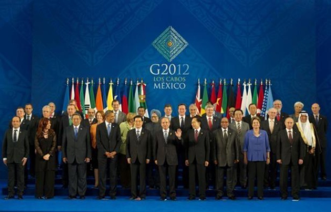 La croissance est le maître-mot retenu par les chefs d'Etat et de gouvernement du G20 réunis à Los Cabos (Mexique), qui doivent publier mardi une déclaration commune reflétant leur préoccupation pour l'économie européenne. La croissance est le maître-mot retenu par les chefs d'Etat et de gouvernement du G20 réunis à Los Cabos (Mexique), qui doivent publier mardi une déclaration commune reflétant leur préoccupation pour l'économie européenne.