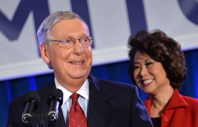 Le sénateur républicain du Kentucky, Mitch McConnell, qui pourrait être le chef du Sénat. Le sénateur républicain du Kentucky, Mitch McConnell, qui pourrait être le chef du Sénat.