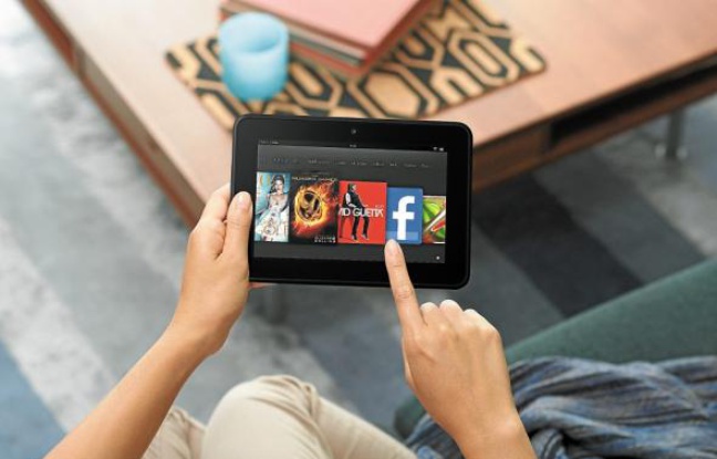 Moins de 400 g et de 11 mm d'épaisseur pour la nouvelle tablette Kindle Hire HD. Moins de 400 g et de 11 mm d'épaisseur pour la nouvelle tablette Kindle Hire HD.