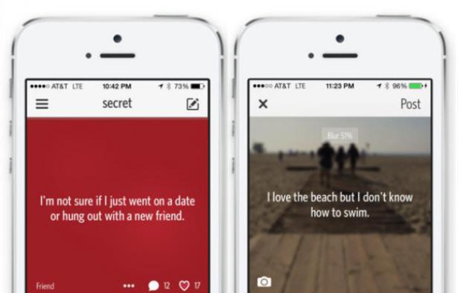 L'app iPhone Secret est un réseau social basé sur l'anonymat. L'app iPhone Secret est un réseau social basé sur l'anonymat.