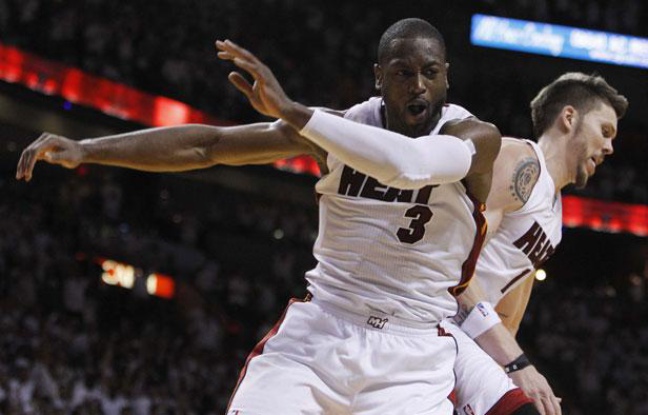Dwyane Wade et Mike Miller face à Chicago, le 24 mai 2011 Dwyane Wade et Mike Miller face à Chicago, le 24 mai 2011