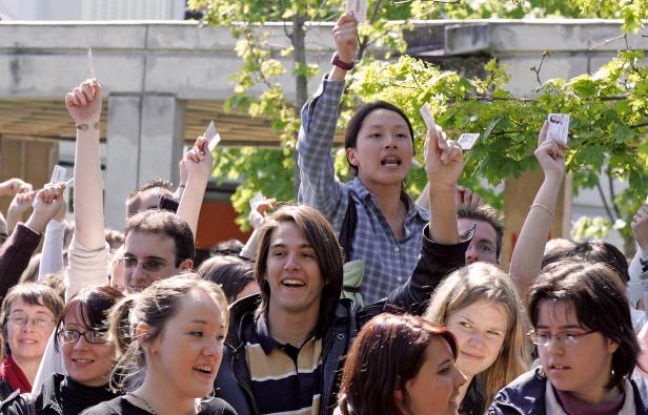 Illustration de jeunes étudiants. Illustration de jeunes étudiants.