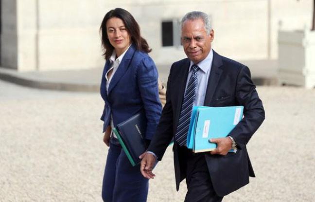 Cécile Duflot et Victorin Lurel à l'Elysée, Paris, le 22 août 2012. Cécile Duflot et Victorin Lurel à l'Elysée, Paris, le 22 août 2012.