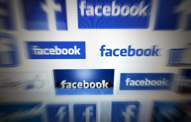 Illustration sur le réseau social Facebook. Illustration sur le réseau social Facebook.