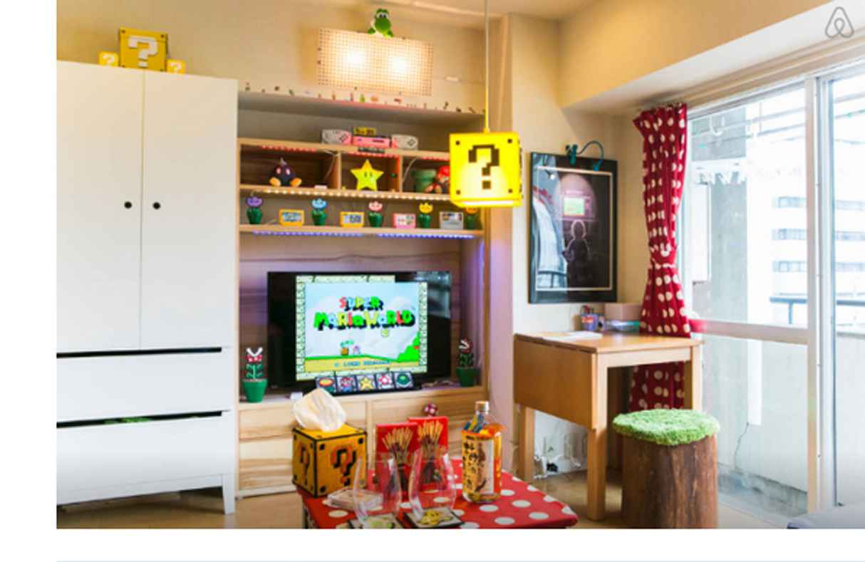 Tokyo: un appartement airbnb à la déco entièrement super mario