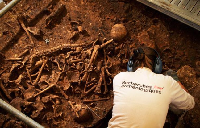 La sépulture a été mise au jour près de Montpellier. La sépulture a été mise au jour près de Montpellier.