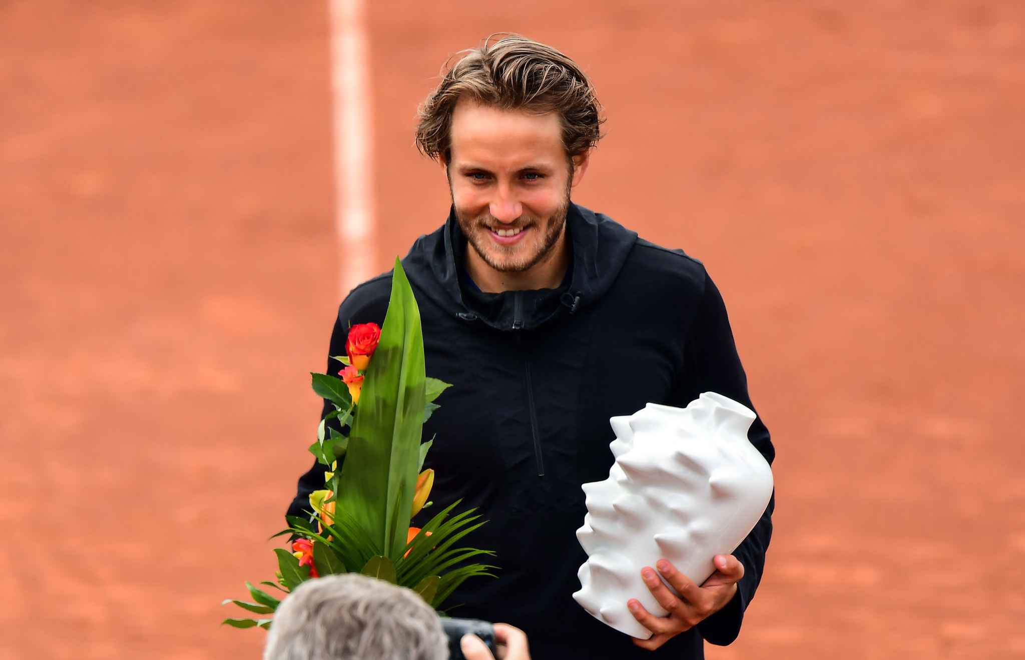 Dimanche de rêve pour Lucas Pouille à Budapest. © 20minutes.fr