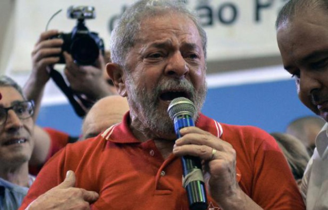 L'ancien président brésilien Luiz Inacio Lula da Silva à Sao Paulo le 4 mars 2016 L'ancien président brésilien Luiz Inacio Lula da Silva à Sao Paulo le 4 mars 2016