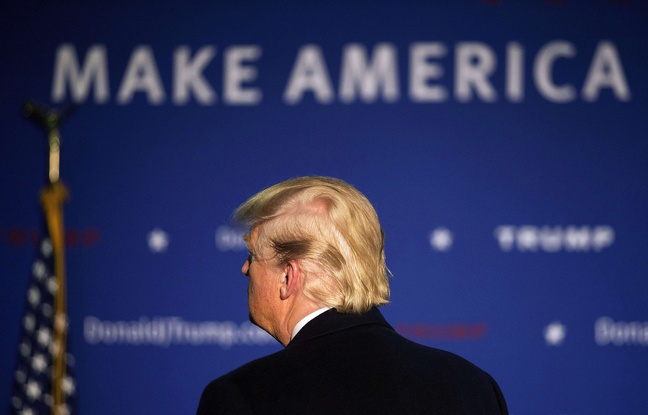 Le républicain Donald Trump dans le New Hampshire, le 8 février 2016. Le républicain Donald Trump dans le New Hampshire, le 8 février 2016.