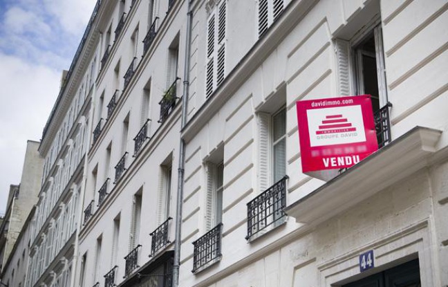 Illustration, immobilier à Paris. Illustration, immobilier à Paris.