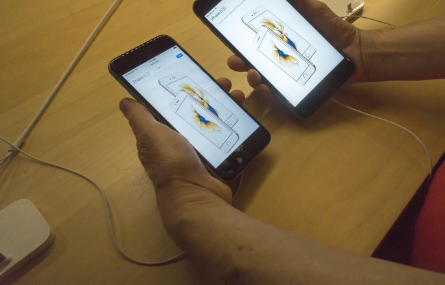 Un iPhone 6S et un 6S Plus. Un iPhone 6S et un 6S Plus.