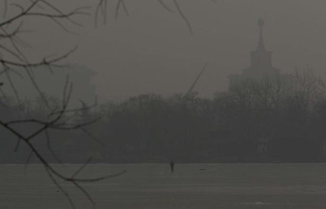 Pic de pollution à Pékin le 14 janvier 2013. Pic de pollution à Pékin le 14 janvier 2013.