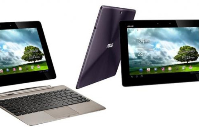 La tablette Asus Transformer Prime et son dock. La tablette Asus Transformer Prime et son dock.