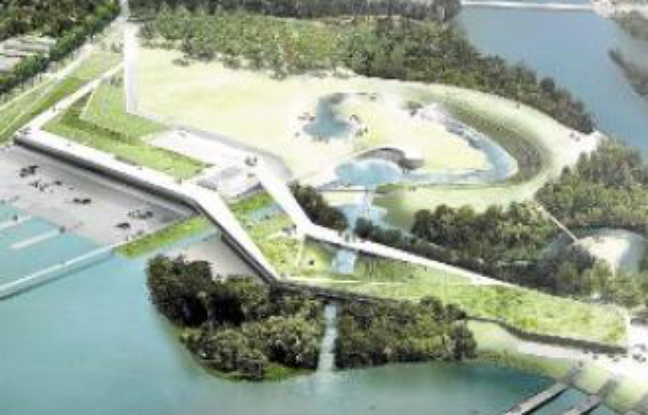 La base nautique à Vaires-sur-Marne devrait être achevée en 2015. La base nautique à Vaires-sur-Marne devrait être achevée en 2015.