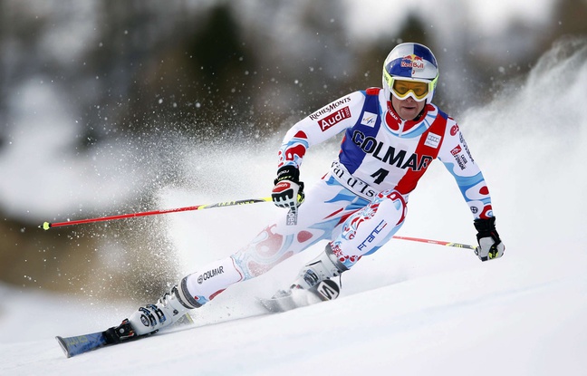 Alexis Pinturault, sur les pentes de Val d'Isère. Alexis Pinturault, sur les pentes de Val d'Isère.