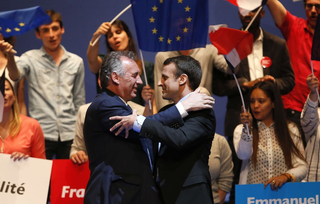 François Bayrou, venu soutenir Emmanuel Macron lors de son meeting à Pau le 12 avril 2017. François Bayrou, venu soutenir Emmanuel Macron lors de son meeting à Pau le 12 avril 2017.