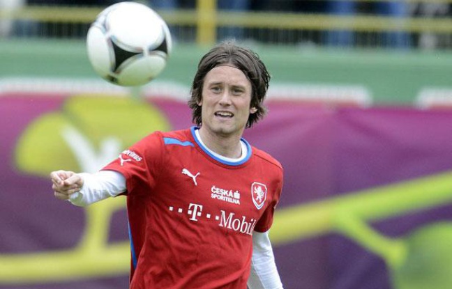 Tomas Rosicky, à Vratislav en Pologne le 4 juin 2012. Tomas Rosicky, à Vratislav en Pologne le 4 juin 2012.