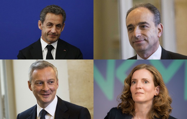 Nicolas Sarkozy, Jean-François Copé, Bruno Le Maire, Nathalie Kosciusko-Morizet. Nicolas Sarkozy, Jean-François Copé, Bruno Le Maire, Nathalie Kosciusko-Morizet.