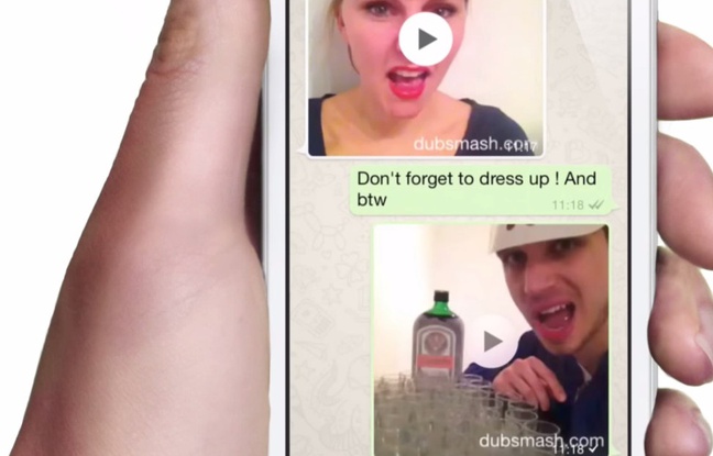 L'app Dubsmash, sur iOS et Android. L'app Dubsmash, sur iOS et Android.