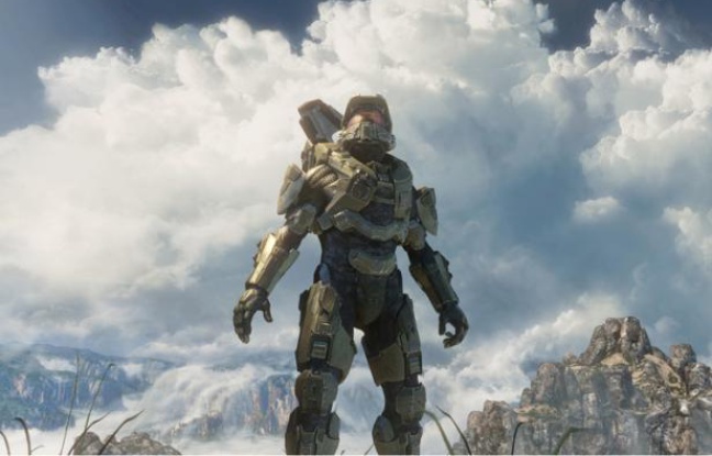 Master Chief, le héros de la saga de science-fiction "Halo". Master Chief, le héros de la saga de science-fiction "Halo".