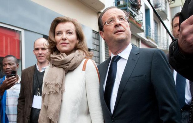 Valérie Trierweiler et François Hollande à Tulle le 6 mai 2012. Valérie Trierweiler et François Hollande à Tulle le 6 mai 2012.
