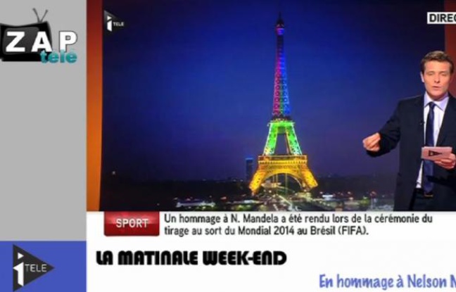 Capture d'écran du zap actu du 9 décembre 2013. Capture d'écran du zap actu du 9 décembre 2013.