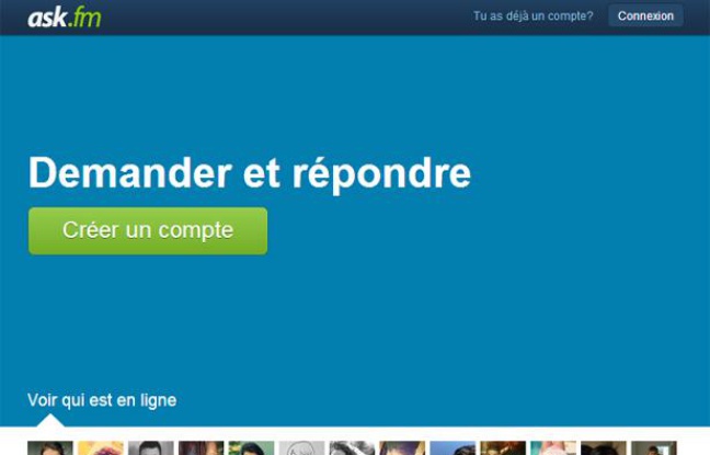 Le réseau social ask.fm. Le réseau social ask.fm.