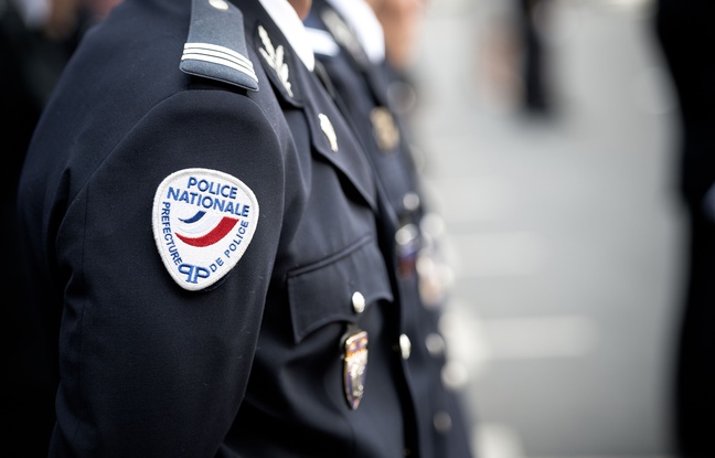 Illustration d'un policier. Illustration d'un policier.