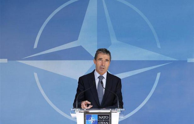 Anders Fogh Rasmussen, secrétaire général de l'Otan, à Bruxelles, le 26 juin 2012. Anders Fogh Rasmussen, secrétaire général de l'Otan, à Bruxelles, le 26 juin 2012.