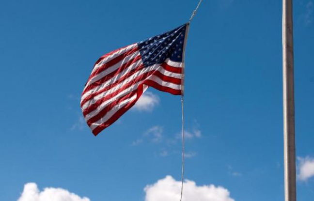 Le drapeau américain. Le drapeau américain.
