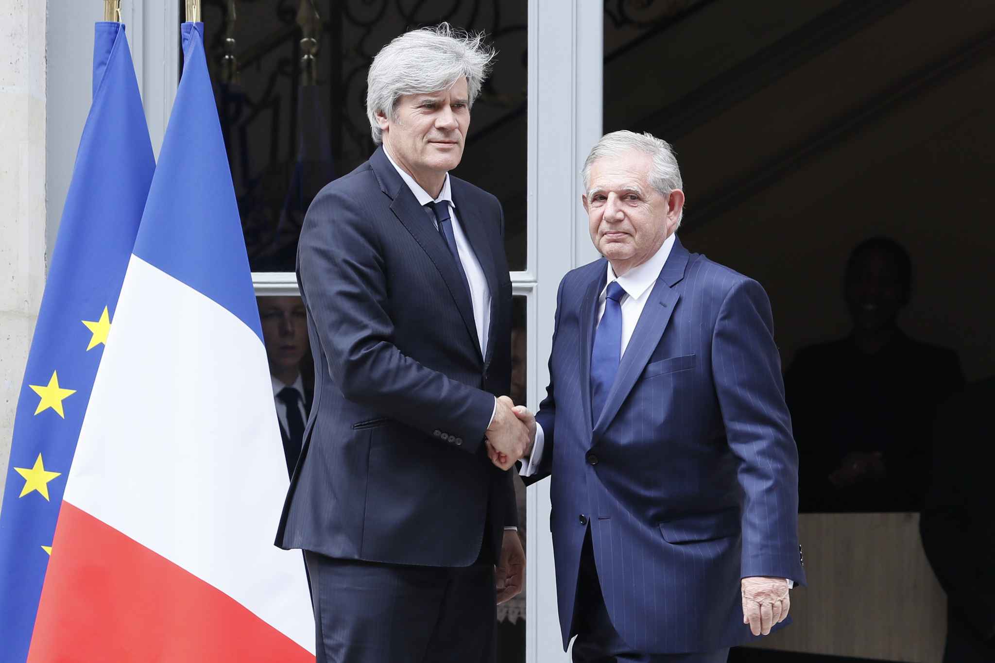 La passation de pouvoirs avec Stéphane Le Foll