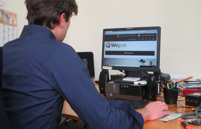 Le site We-give.fr Le site We-give.fr
