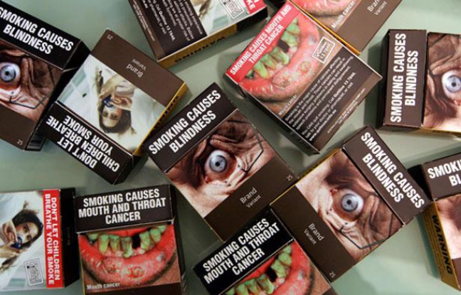 Les nouveaux paquets de cigarettes australiens. Les nouveaux paquets de cigarettes australiens.