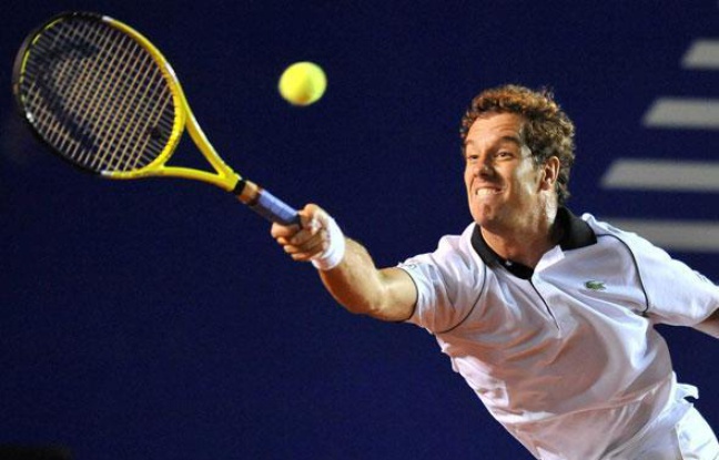 Richard Gasquet lors du premier tour du tournoi d'Acapulco le 22 février
2010.
Richard Gasquet lors du premier tour du tournoi d'Acapulco le 22 février
2010.