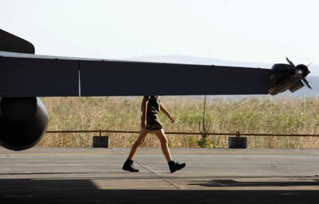 Photo d'illustration: Un militaire de l'armée de l'air francaise. Photo d'illustration: Un militaire de l'armée de l'air francaise.