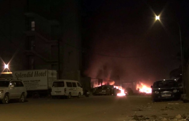 L'hôtel Splendid à Ouagadougou, au Burkina Faso, a été attaqué par des djihadistes le 15 janvier 2016. L'hôtel Splendid à Ouagadougou, au Burkina Faso, a été attaqué par des djihadistes le 15 janvier 2016.