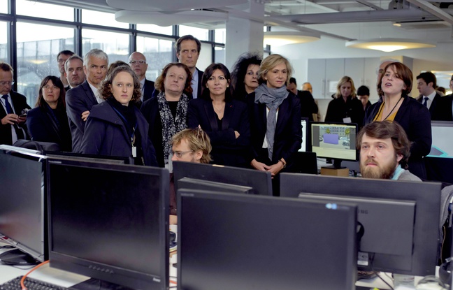 Valerie Pecresse presidente de la region Ile-de-France, et Anne Hidalgo, maire de Paris , ont inauguré le Cargo, présenté comme «le plus grand incubateur d'Europe», ce mercredi 9 mars. Valerie Pecresse presidente de la region Ile-de-France, et Anne Hidalgo, maire de Paris , ont inauguré le Cargo, présenté comme «le plus grand incubateur d'Europe», ce mercredi 9 mars.