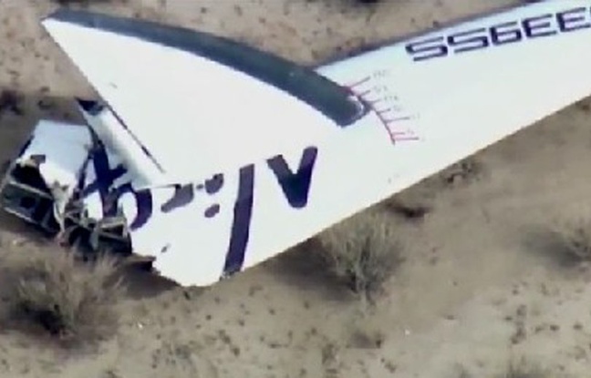 Photo prise de SpaceShipTwo, vaisseau spatial la firme de Richard Branson qui s'est écrasé le 31 octobre. Photo prise de SpaceShipTwo, vaisseau spatial la firme de Richard Branson qui s'est écrasé le 31 octobre.