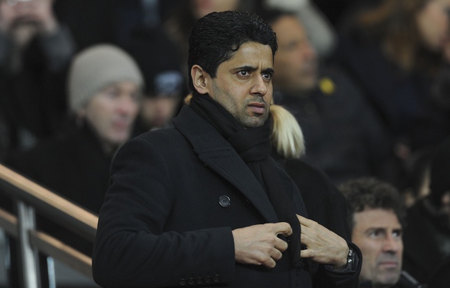 Le président du PSG Nasser al Khelaifi au Parc des Princes, le 10 février 2016. Le président du PSG Nasser al Khelaifi au Parc des Princes, le 10 février 2016.