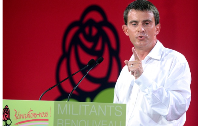 Manuel Valls en clôture de l'université d'été du Parti socialiste. Manuel Valls en clôture de l'université d'été du Parti socialiste.