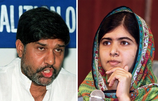 Le Nobel de la paix à la Pakistanaise Malala et à l'Indien Satyarthi. Le Nobel de la paix à la Pakistanaise Malala et à l'Indien Satyarthi.